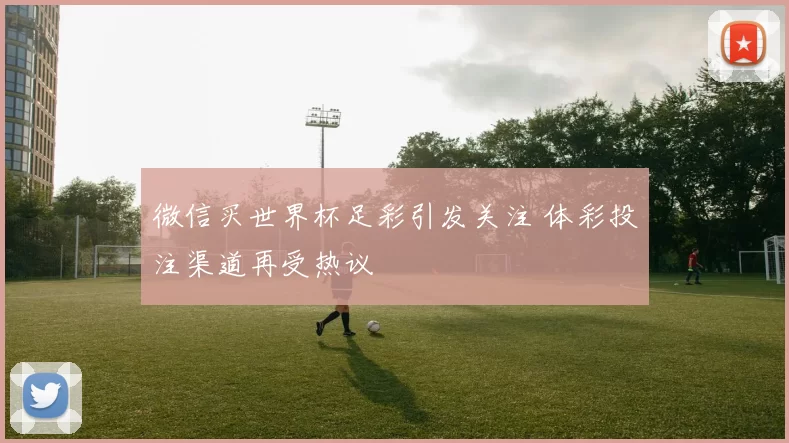 微信买世界杯足彩引发关注 体彩投注渠道再受热议
