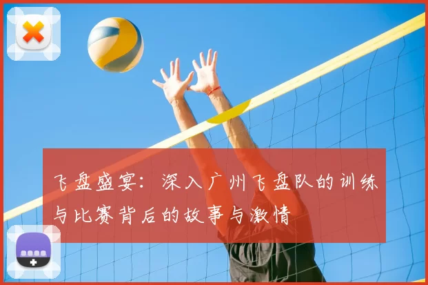 飞盘盛宴：深入广州飞盘队的训练与比赛背后的故事与激情