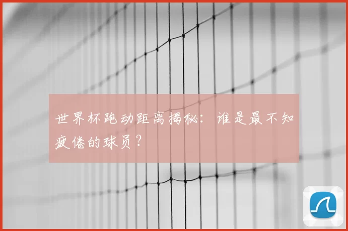 世界杯跑动距离揭秘:谁是最不知疲倦的球员?